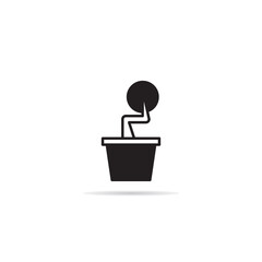 house plant icon vector illustration