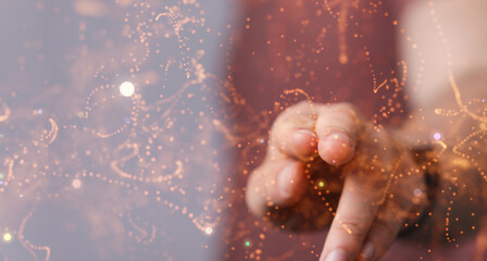 Global digital connections with technology