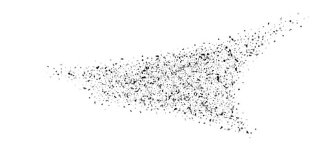  Silver glitter confetti on a white background. Illustration of a drop of shiny particles. Decorative element. Luxury background for your design, cards, invitations, gift, vip.