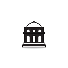 government building icon vector illustration