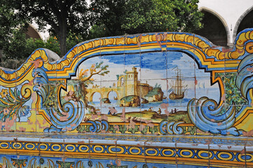 Napoli, il Chiostro del Monastero di Santa Chiara