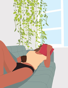 person relaxing in a bed
