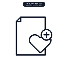 wish list icon symbol template for graphic and web design collection logo vector illustration