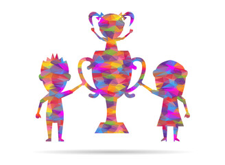 icon champion family low poly