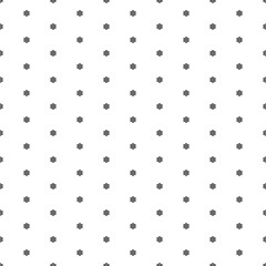 Square seamless background pattern from geometric shapes. The pattern is evenly filled with small black hive symbols. Vector illustration on white background
