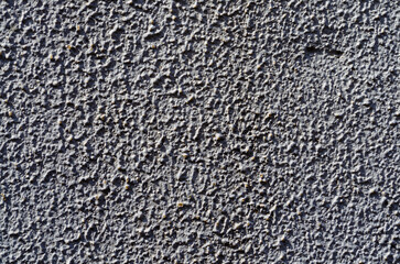 grey decorative plaster on the foam wall background