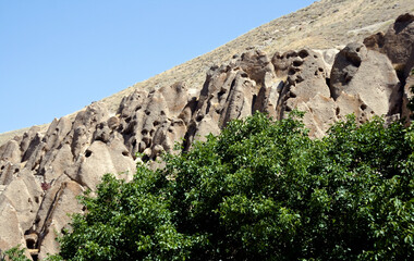 Rocky village in Kandovan village of Tabriz