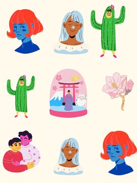 set of hats