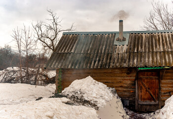 Old houses in the village of Sosnovy Solonets in Samarskaya Luka National Park!