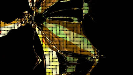 Geometric Abstract Pattern Digital Rendering