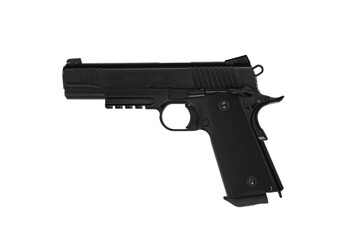 Air gun. Modern pneumatic weapon for air soft, sports and entertainment. A dummy, a copy of a real...