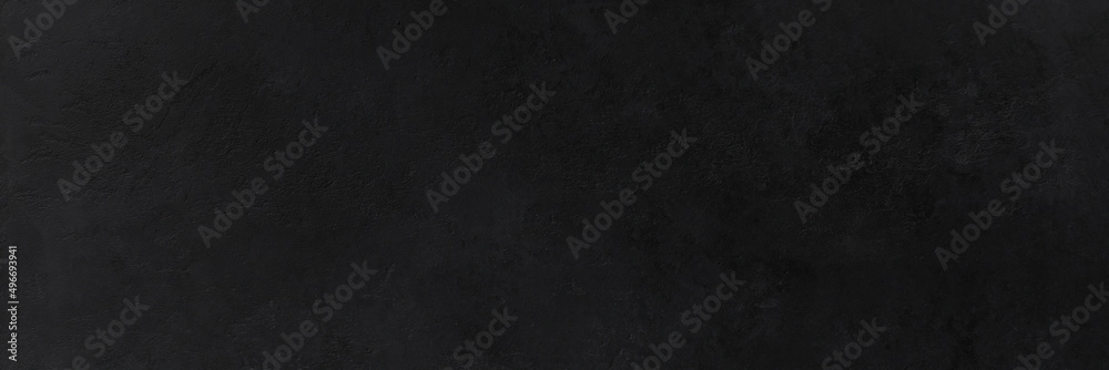 Wall mural black header background with texture empty blank dark space