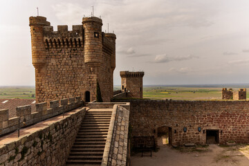 Medieval castle located in Oropesa. Toledo. Spain © Edu Estellez