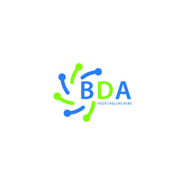 BDA logo design initial creative letter on white background.
BDA vector logo simple, elegant and luxurious,technology logo shape.BDA unique letter logo design. 