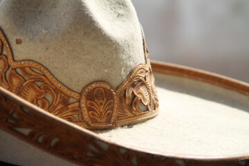close up of cowboy hat