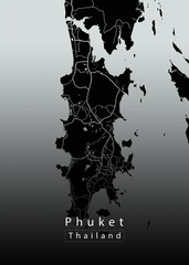 Phuket Thailand Island Map