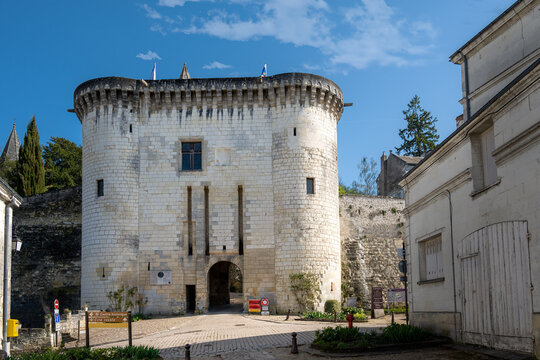Porte Royale or Royal Gate in the royal city of Loches, Touraine, France