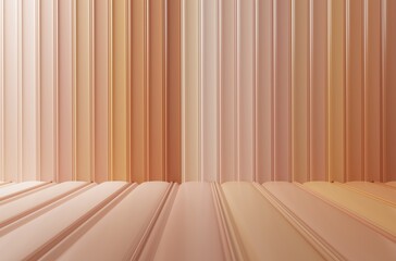 3D render. Abstract background of swatch strips of cosmetics. Swatches of foundation cosmetics for the skin. 3d illustration