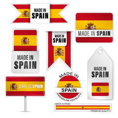 Made in Spain graphics and labels set.