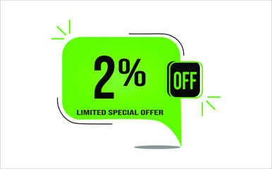 2% off green balloon. Buy and sell banner for wholesale and retail. limited offer