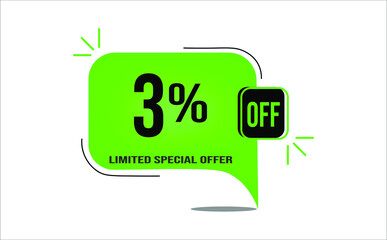 3% off green balloon. Buy and sell banner for wholesale and retail. limited offer