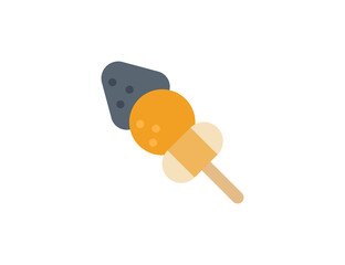 Oden vector flat emoticon. Isolated Oden emoji illustration. Oden icon