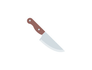 Kitchen knife vector flat emoticon. Isolated Kitchen knife illustration. Kitchen knife icon