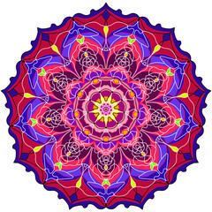 Mandala colorata