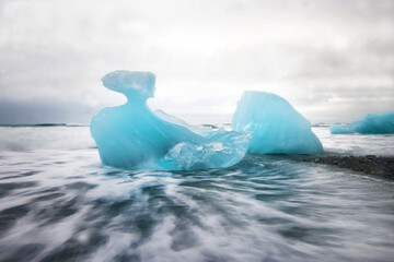 Iceberg in Islanda - obrazy, fototapety, plakaty
