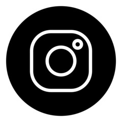 Instagram Icon Flat Icon Isolated On White Background