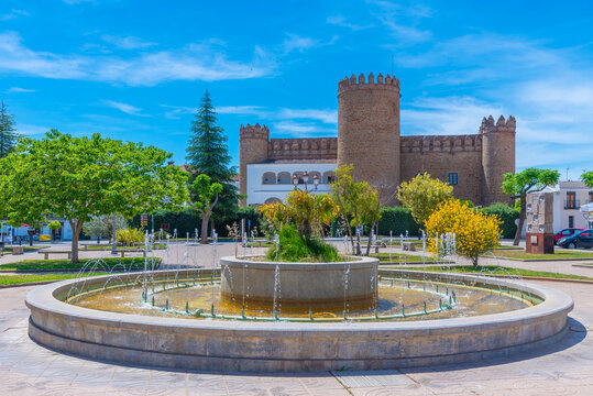 Castle in Spanish town Zafra.