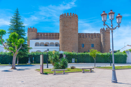 Castle in Spanish town Zafra.