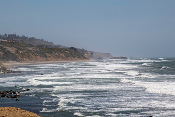 Fototapeta na wymiar Pacific coast near Ano Nuevo State beach