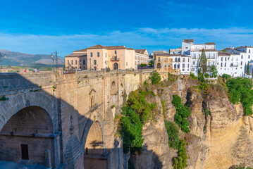 Puente nuevo bridge in Spanish town Ronda.