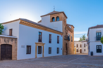 Mondragon palace in Spanish town Ronda.