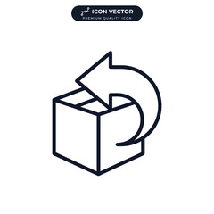 return icon symbol template for graphic and web design collection logo vector illustration