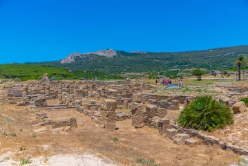Cercles muraux Plage de Bolonia, Tarifa, Espagne Baelo Claudia roman ruins in Spain.