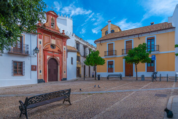 Plaza de Abades in the old town of the spanish city cordoba.