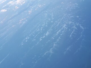Flying Over the Sierras in the Morning