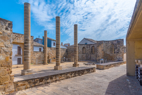 Romanesque ruins of the Church of San Juan Bautista at Baeza, Spain.