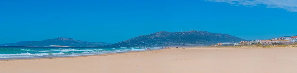 Photo sur Plexiglas Plage de Bolonia, Tarifa, Espagne Journée ensoleillée à Playa de Bolonia dans la province d& 39 Andalousie en Espagne