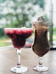 cocktail with ice