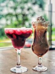 cocktail with cherry