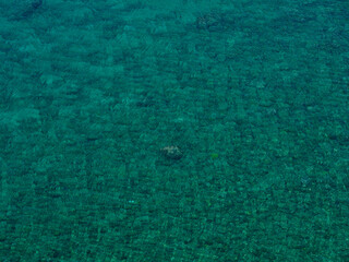 a clean sea on a peaceful summer day