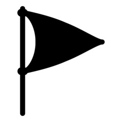 Flag Flat Icon Isolated On White Background