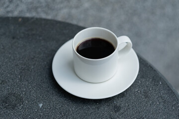 hot coffee cup on table, relax time, morning time