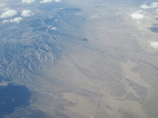 Fototapeta premium Flying Over Nevada
