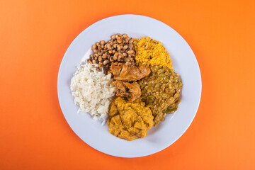 Caruru traditional Afro-Brazilian food typical of Bahia.