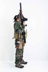 女性兵士　Female soldier