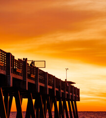Pier sunrise